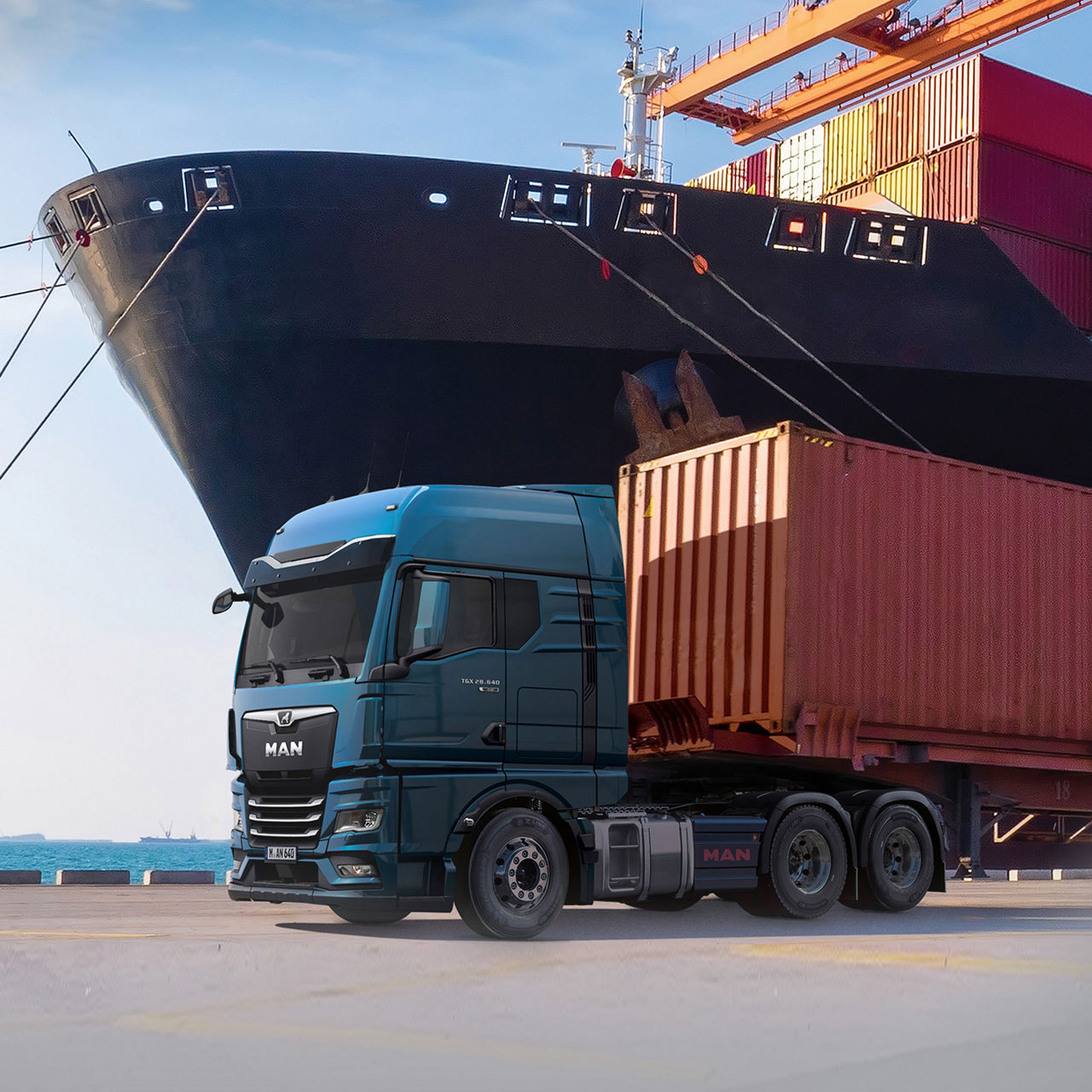 The MAN TGX scores points for economy and efficiency.