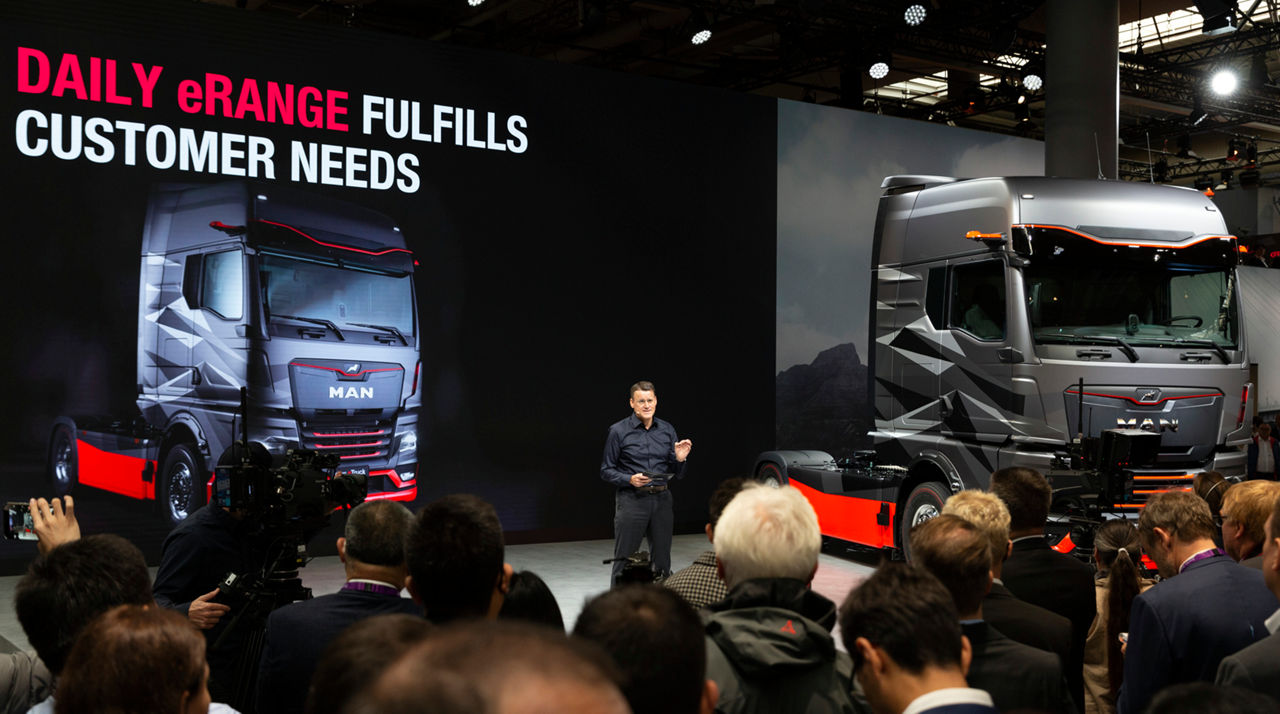 MAN Truck & Bus SE, Press Conference 2022, 19.09.2022, IAA Transportation 2022MAN Truck & Bus SE, Pressekonferenz 2022, 19.09.2022, IAA Transportation 2022