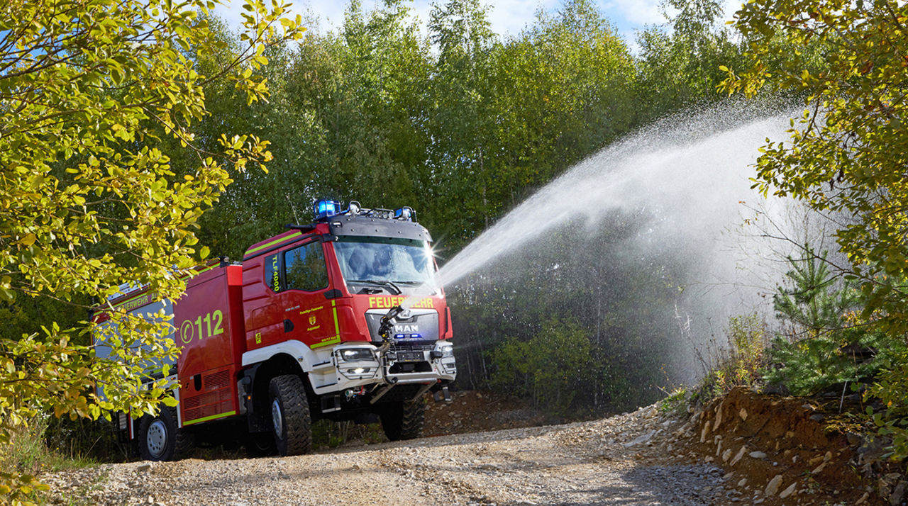 MAN TMG 18.320 4x4 Wald+Vegetations Brandbekämpfung, Simmelsdorf Franken