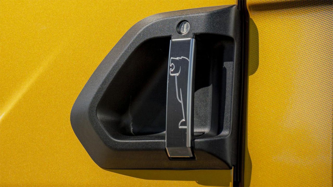 Kryt kliky dveří se lvem MAN