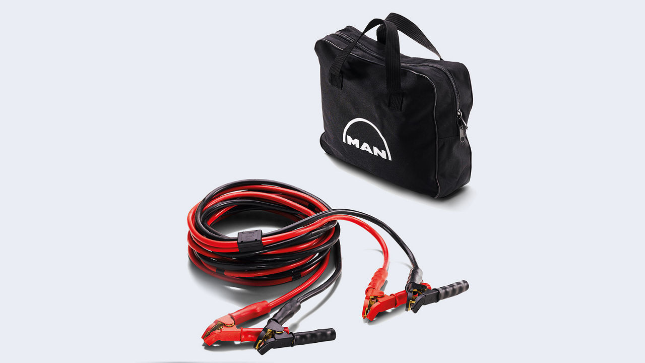 Pomocné startovací kabely s pomocným startovacím zařízením