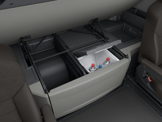 Fest verbaute 40 Liter Kühlbox