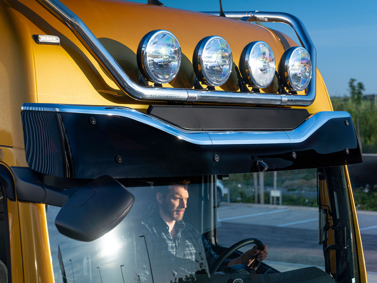 Design sunblind, aerodynamically optimised