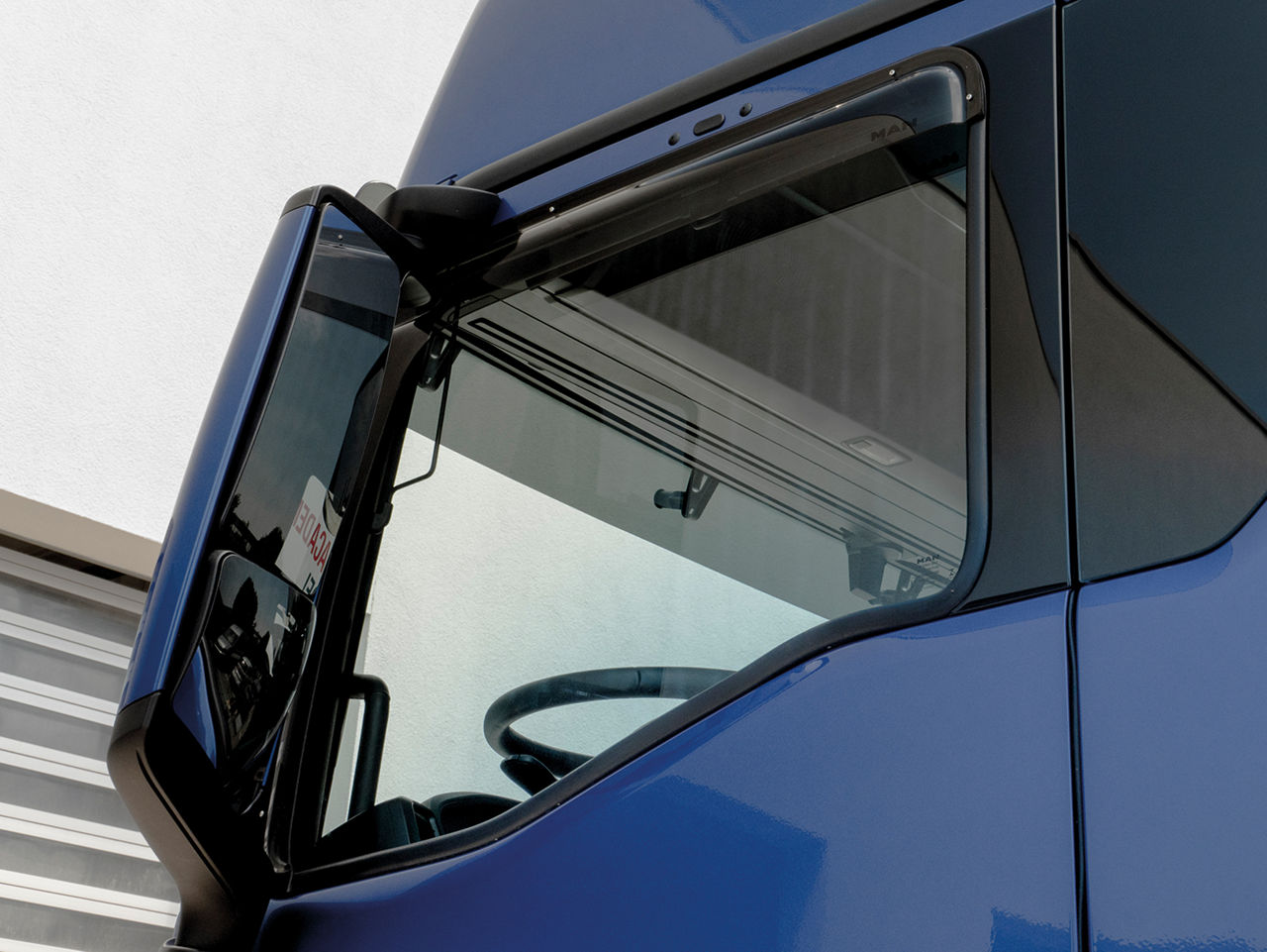 Wind deflector, tinted