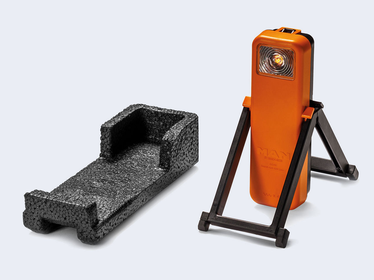 Warnblinkleuchte aufstellbar