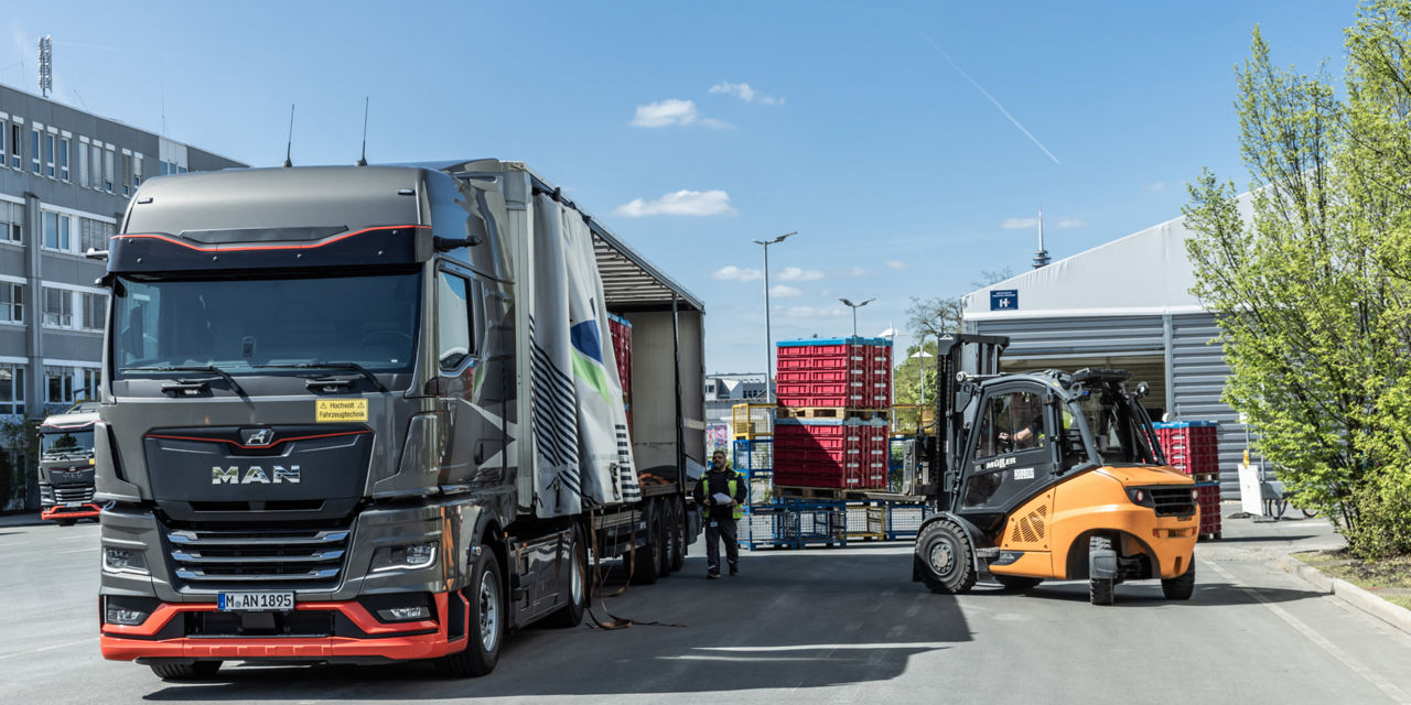 In Nürnberg wurde der eTGX entladen