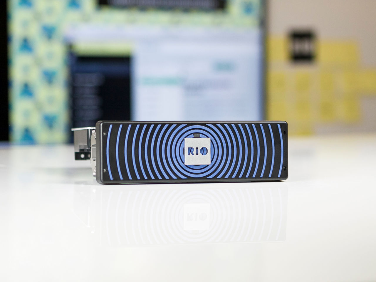 A picture of what the Rio-Box looks like - very compact and rectangular in shape