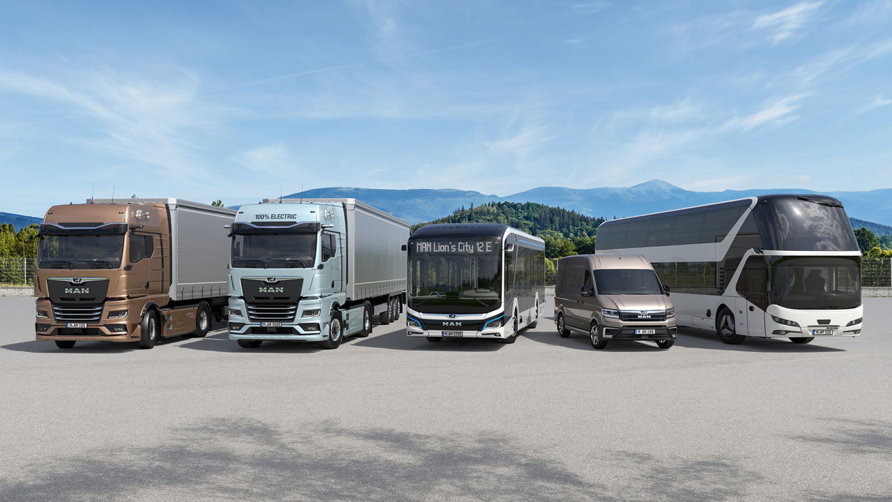 MAN Truck auf der Straße