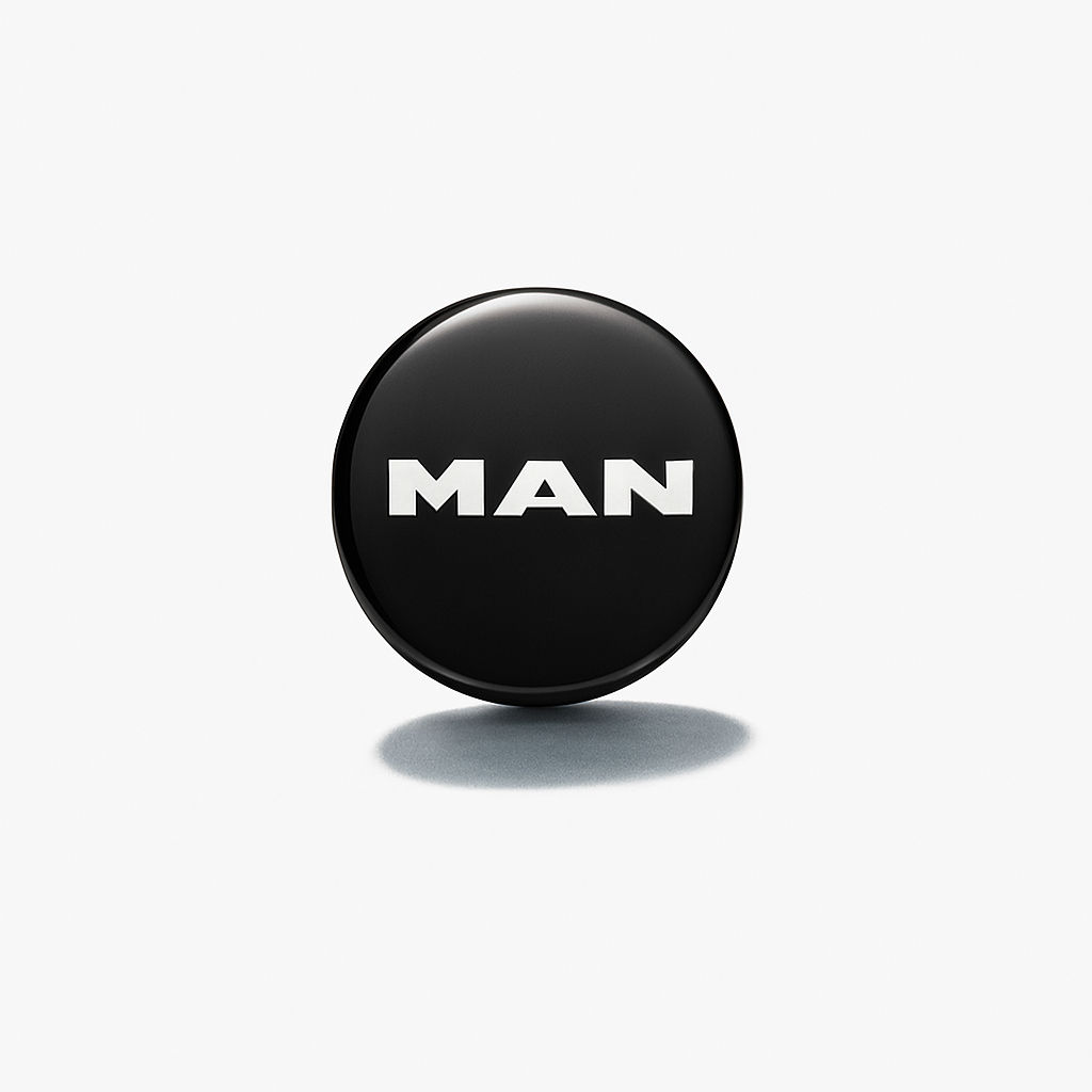 Klebeschild MAN Logo ohne Loch