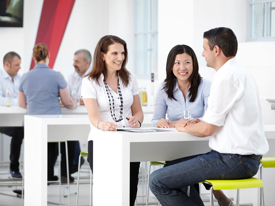 Beratungsgespräche unter Personen