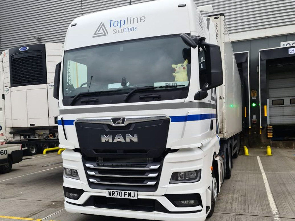 Topline Solutions MAN vehicle