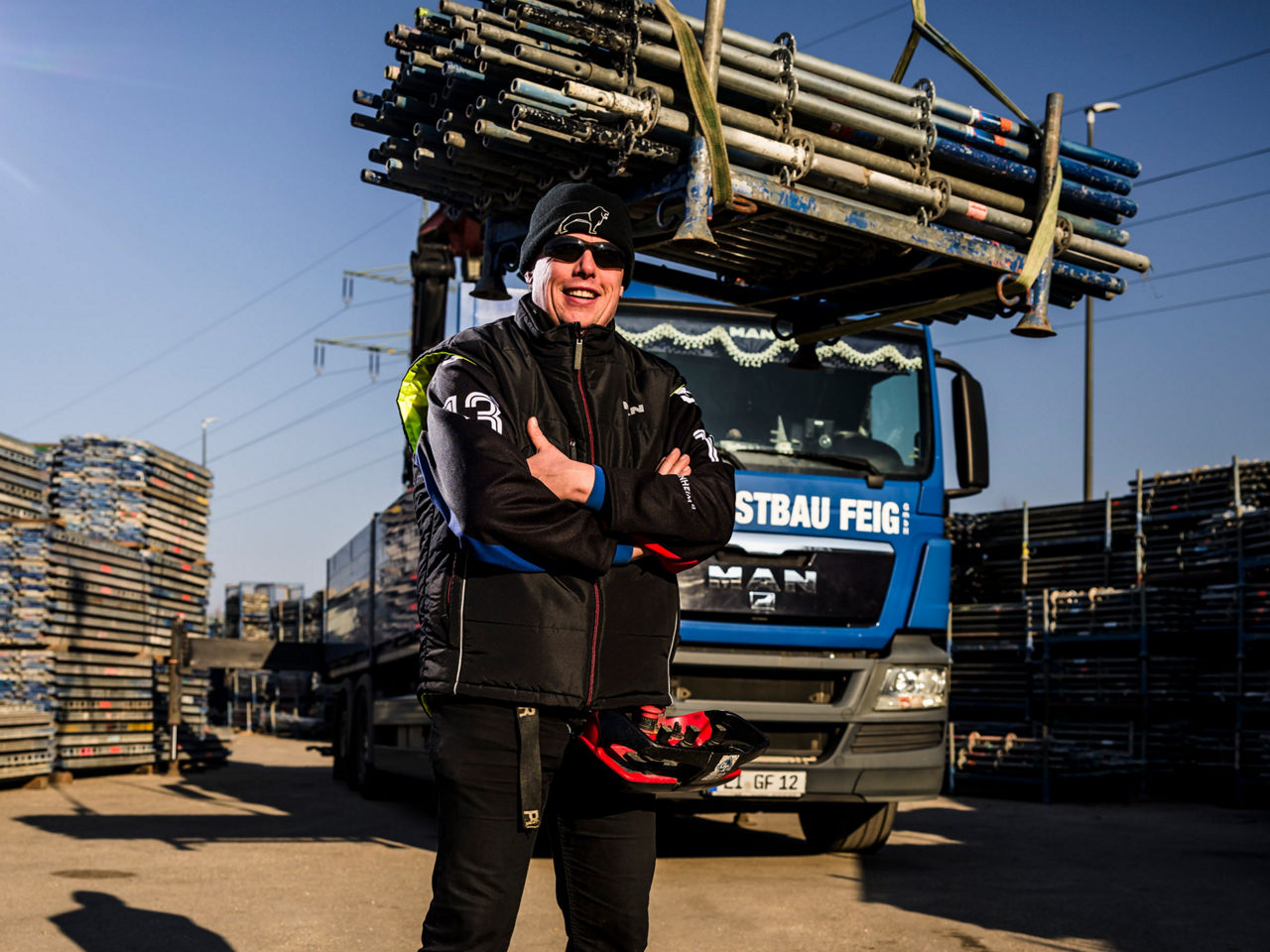 MAN Lkw Fahrer Chris Merkl