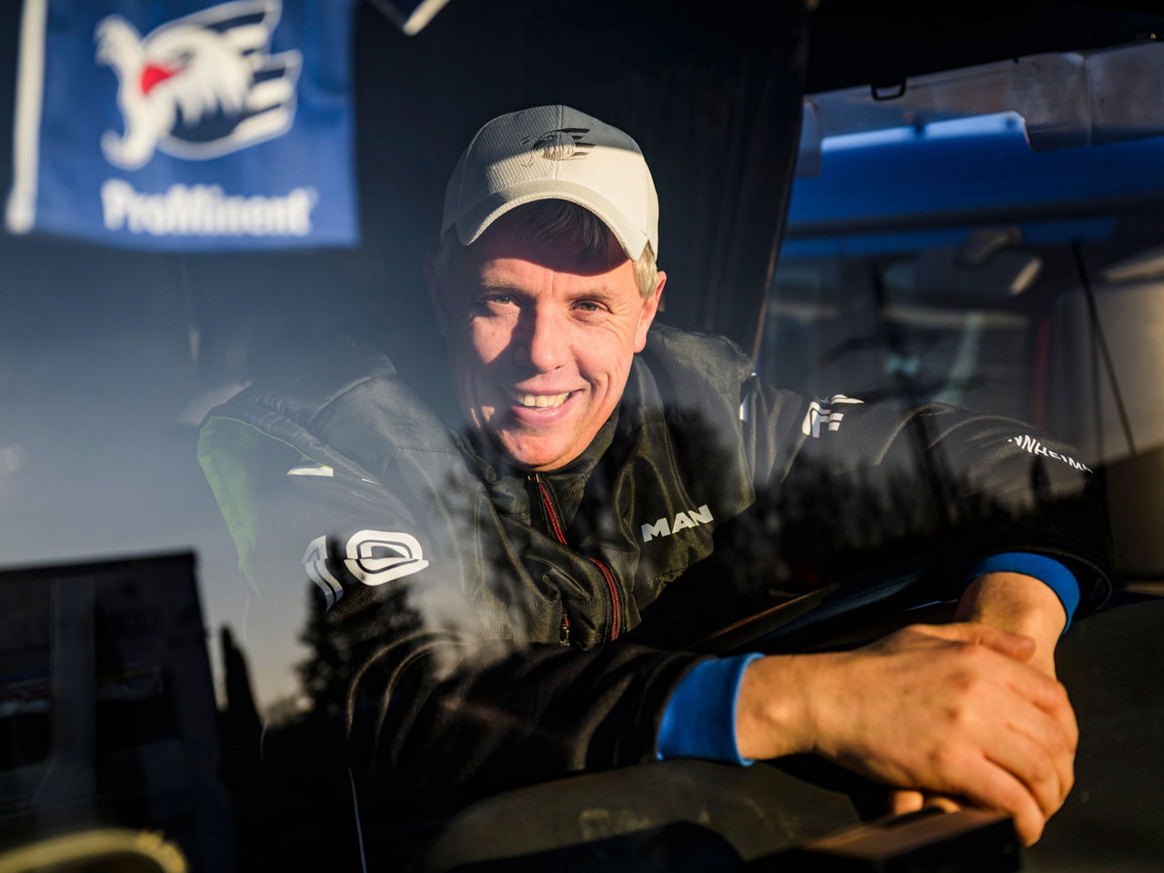 MAN Lkw Fahrer Chris Merkl