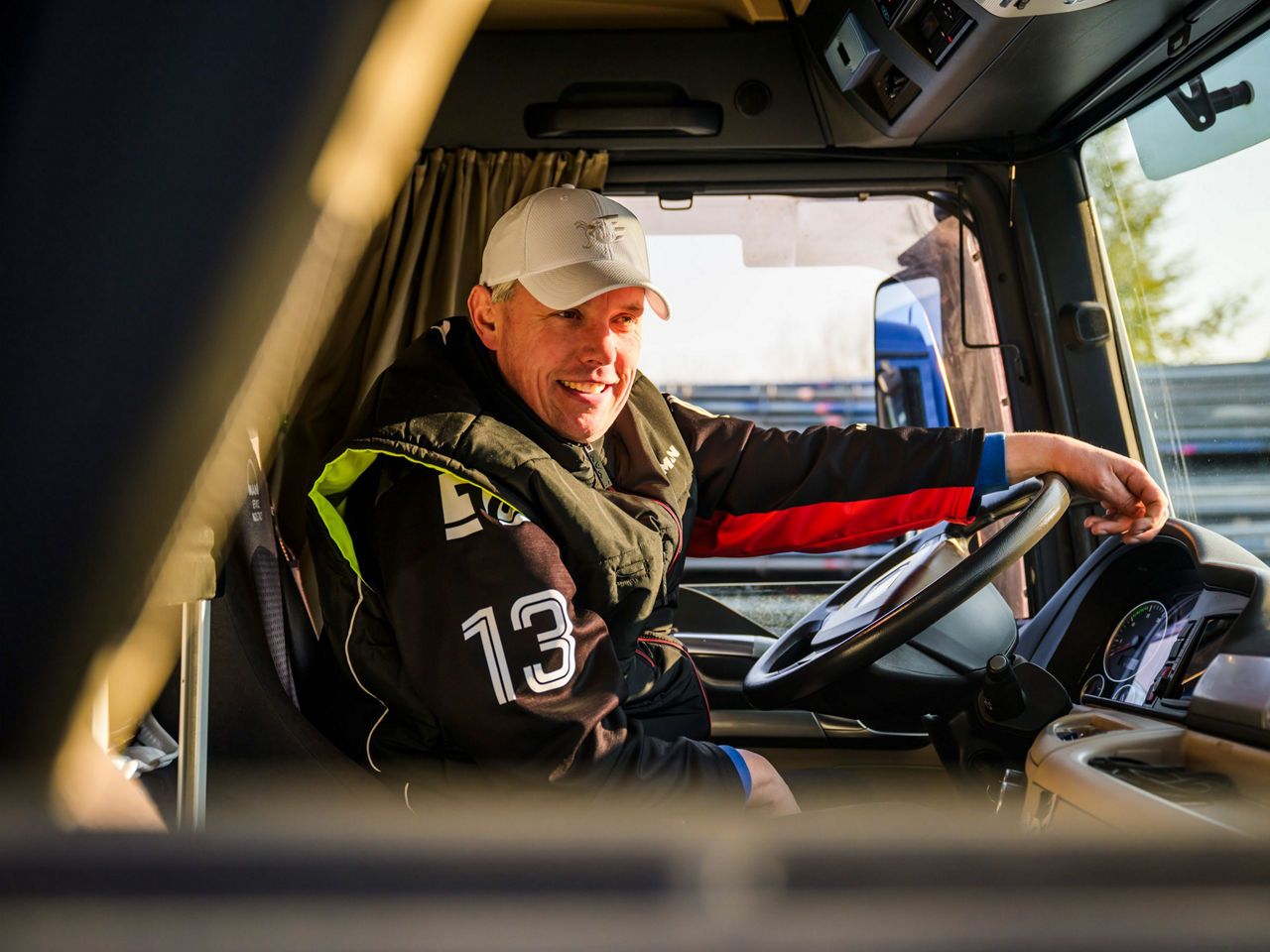 MAN Lkw Fahrer Chris Merkl