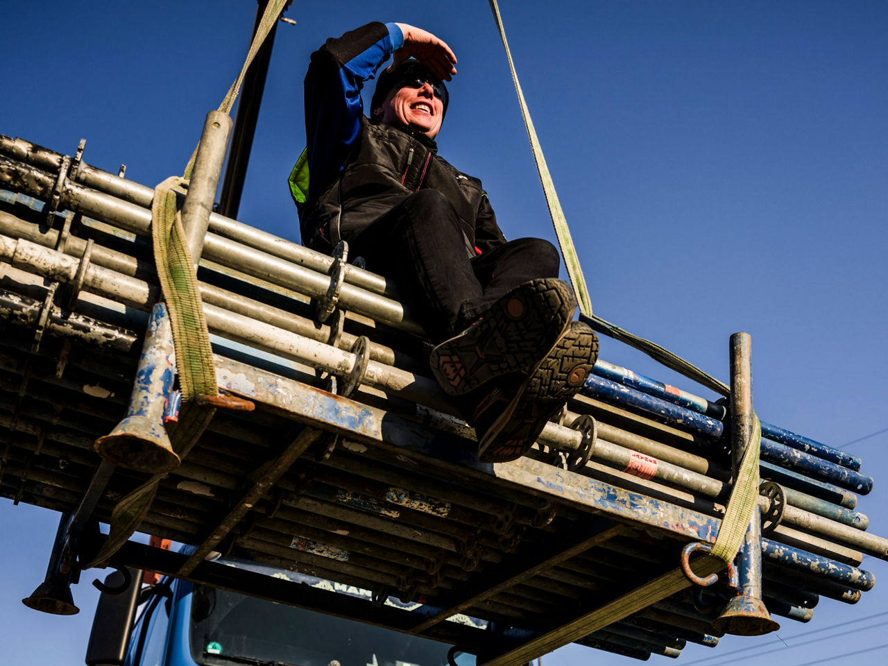 MAN Lkw Fahrer Chris Merkl