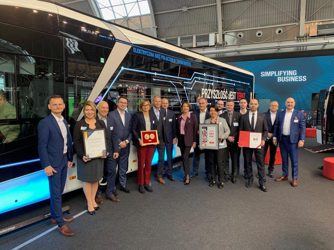 Zespół MAN Truck & Bus Polska podczas targów Transexpo