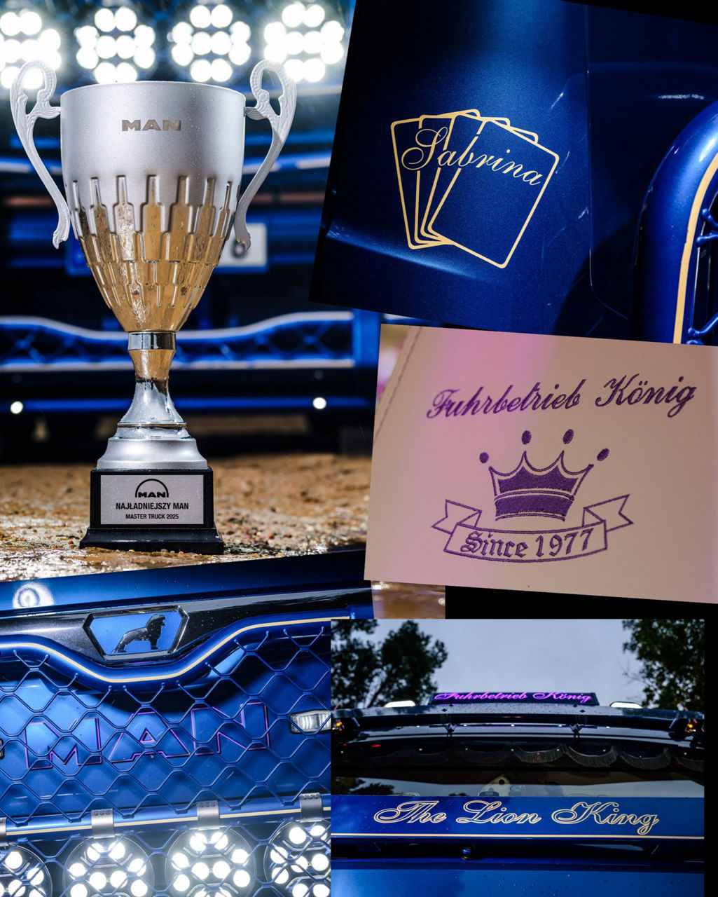 René Hintze gewinnt mit seinem individuell gestalteten MAN TGX 18.510 den Titel „Schönster MAN 2025“ auf der Master Truck Show in Opole. Jedes Lkw Detail ist individuell gestaltet