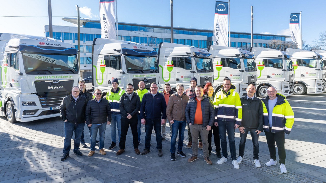 MAN eTGX von DB Schenker