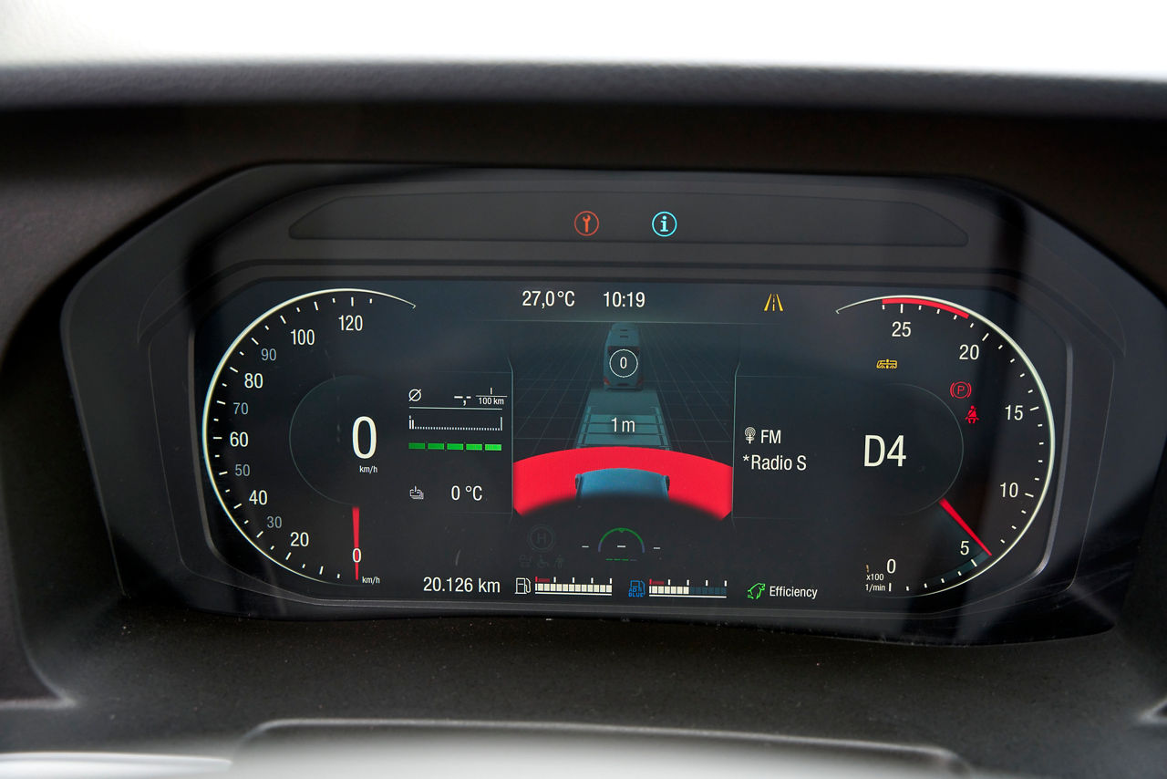 NEOPLAN Tourliner 12-inch Driver's display