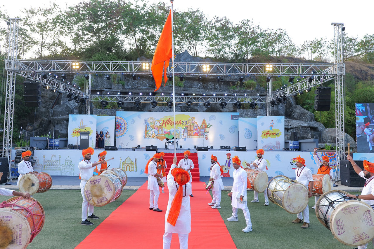 Start of cultural event by group of engineers Utkarsh 2023