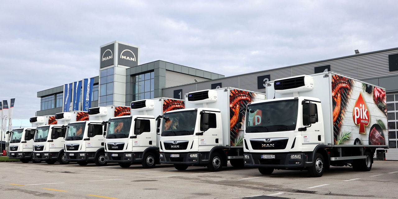 Isporuka MAN kamiona za PIK Vrbovec
