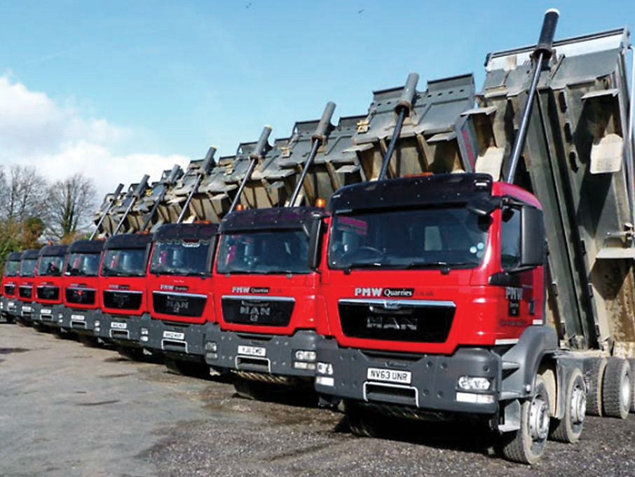PMW Quarries Ltd fleet