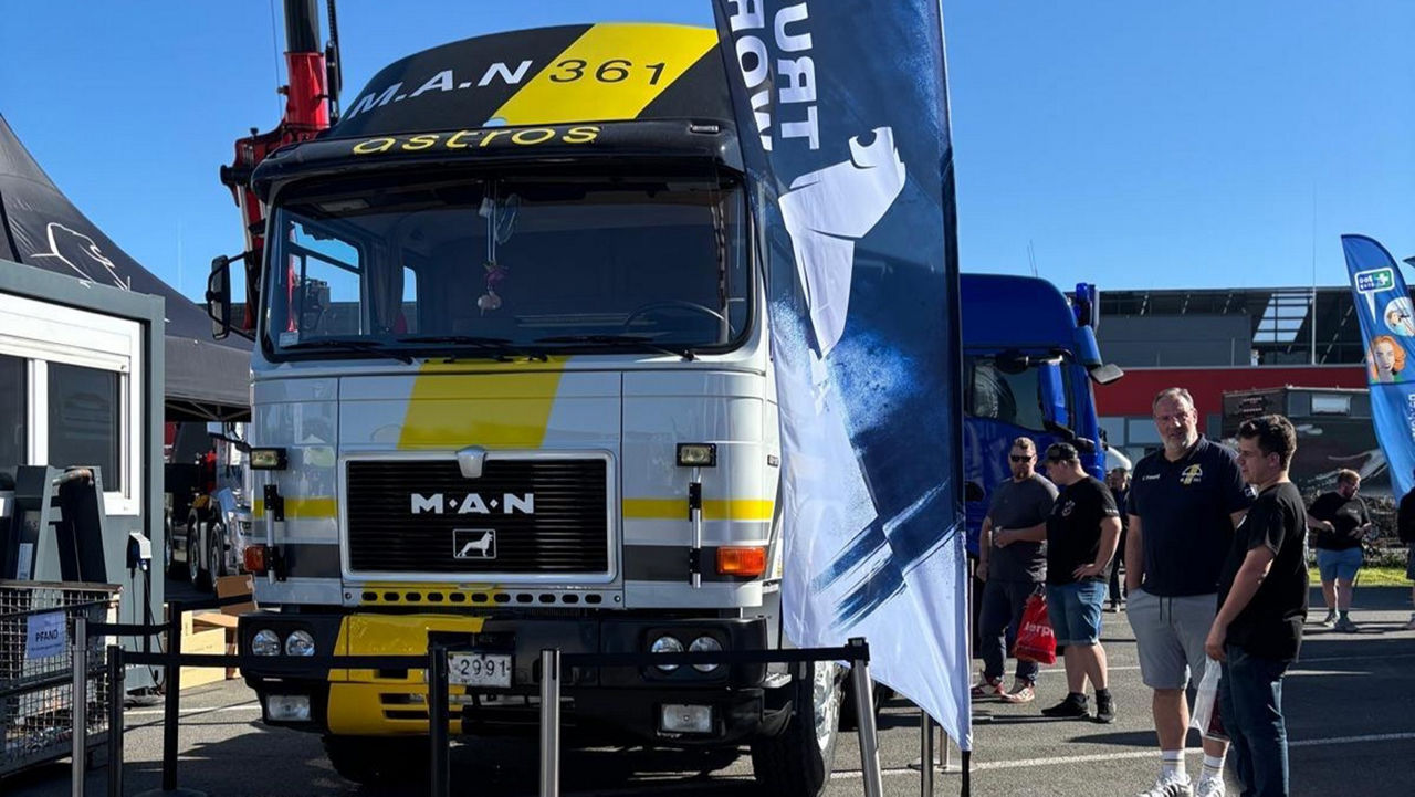 MAN Oldtimer auf der Rüssel Truck Show