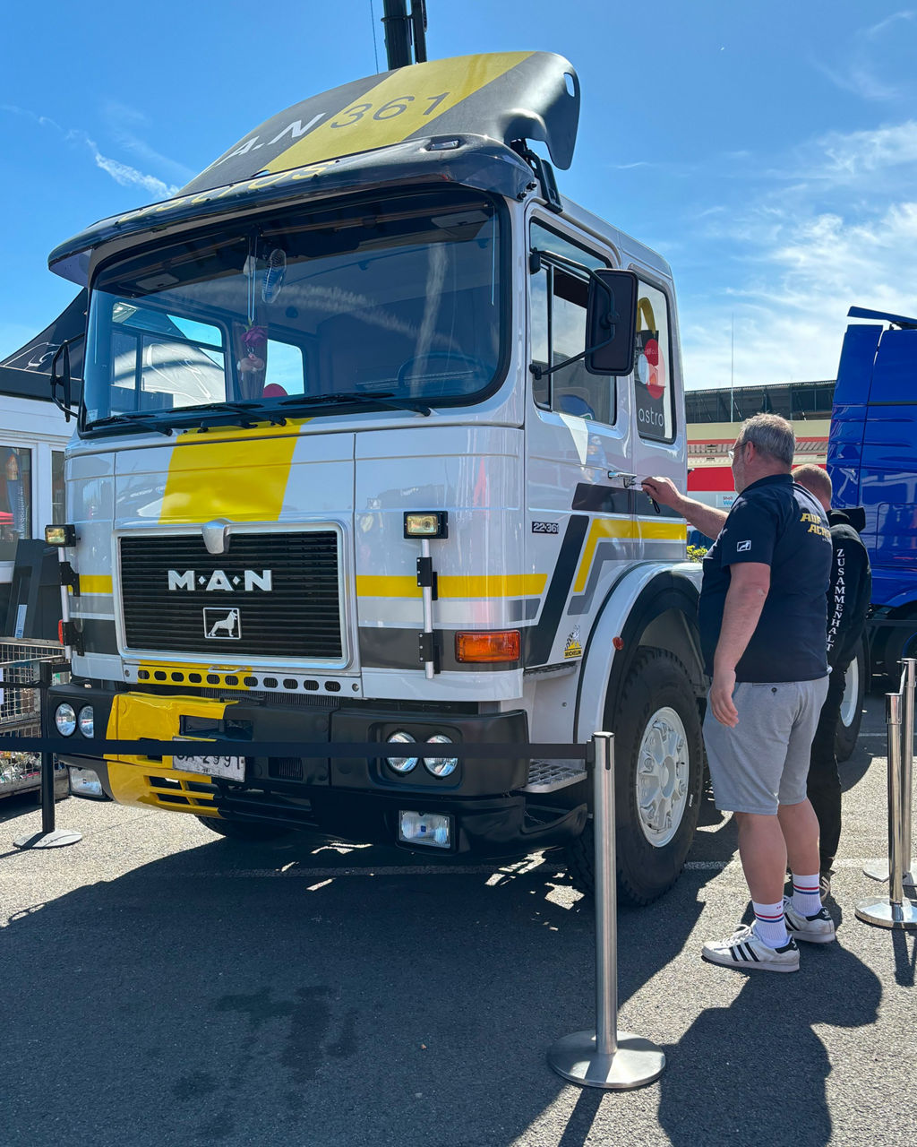 MAN Oldtimer auf der Rüssel Truck Show