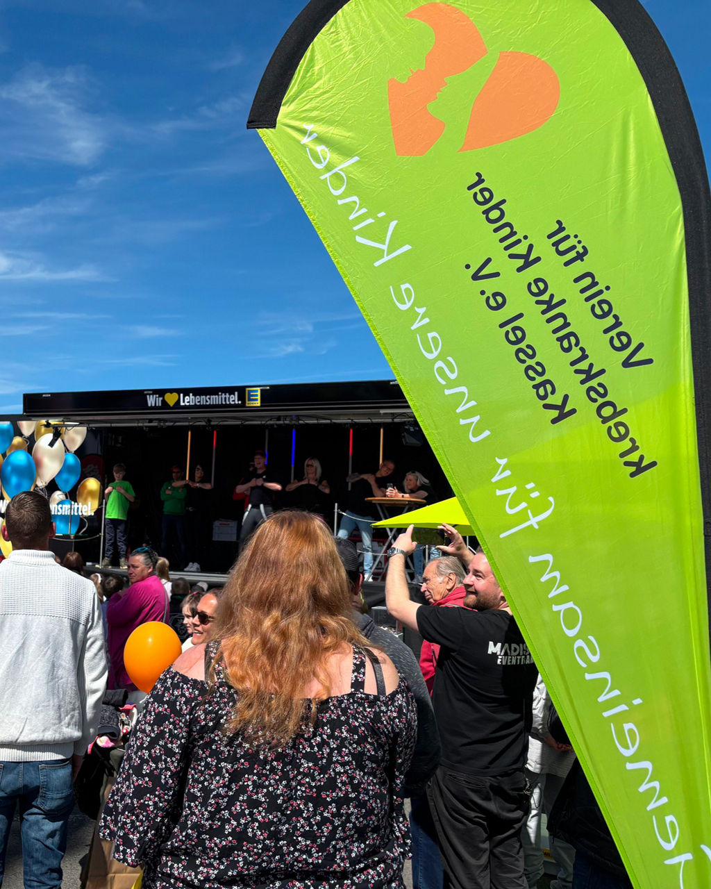Die Bühnenshow auf der Rüssel Truck Show war sehr beliebt.