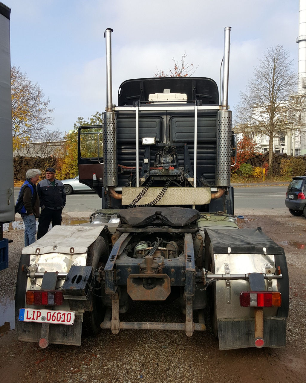 Restaurationsvorgang des alten MAN F8