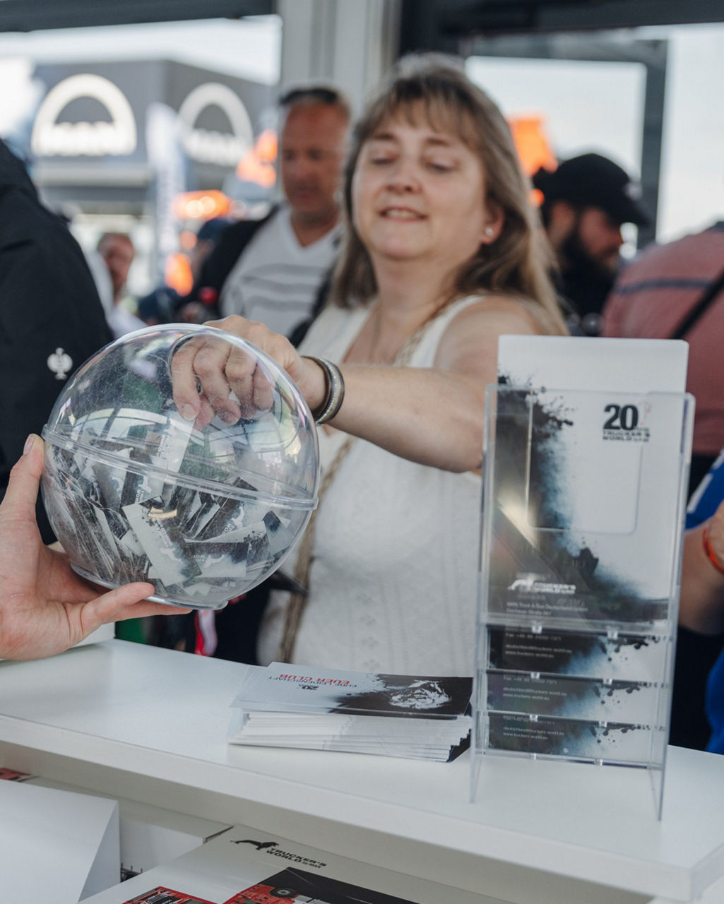 Jedes Trucker’s World Mitglied kann sein Glück versuchen und bei der jährlichen Tombola tolle Gewinne mit nach Hause nehmen.