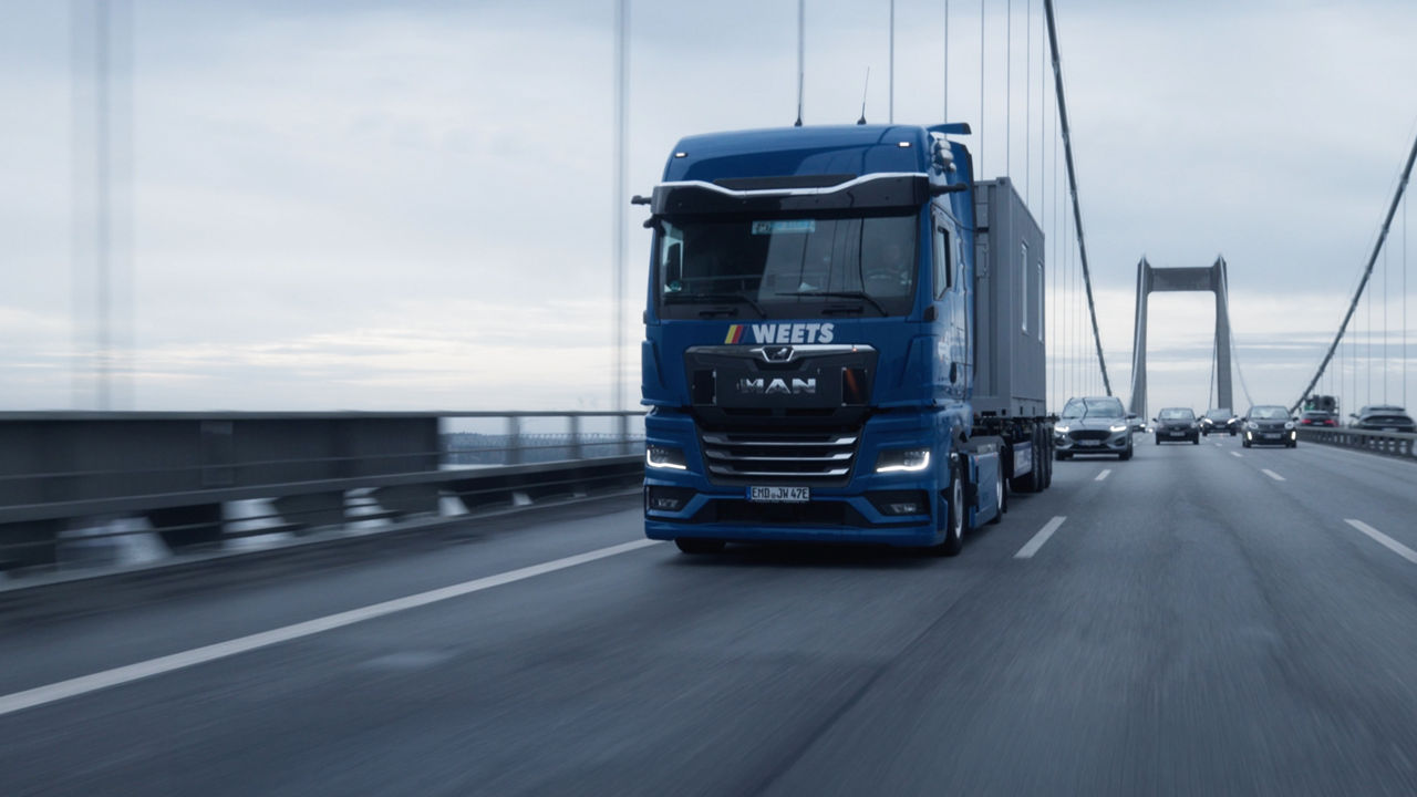 eTruck auf der Autobahn