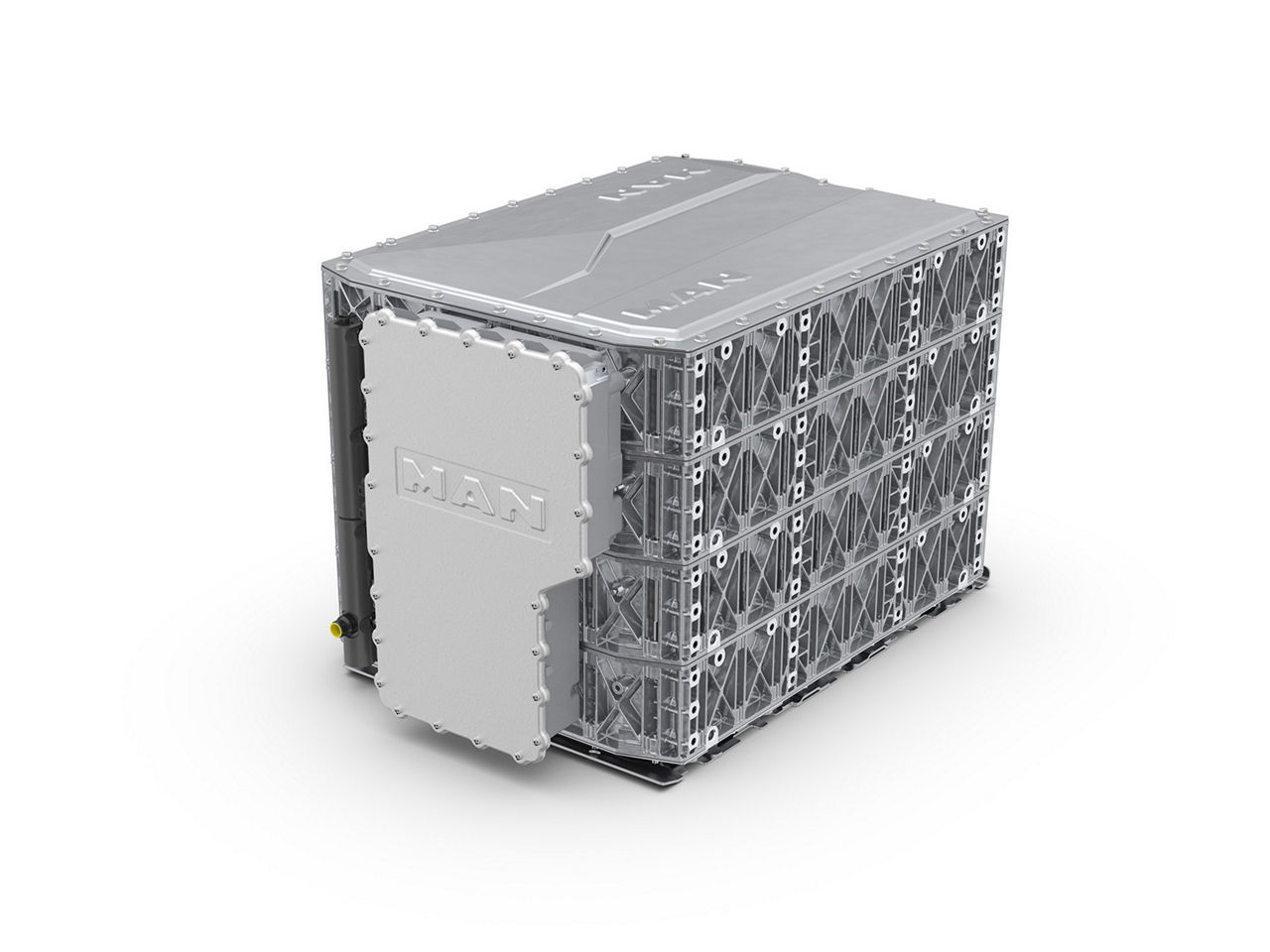 Ovako će izgledati baterija za MAN-ov električni kamion. 