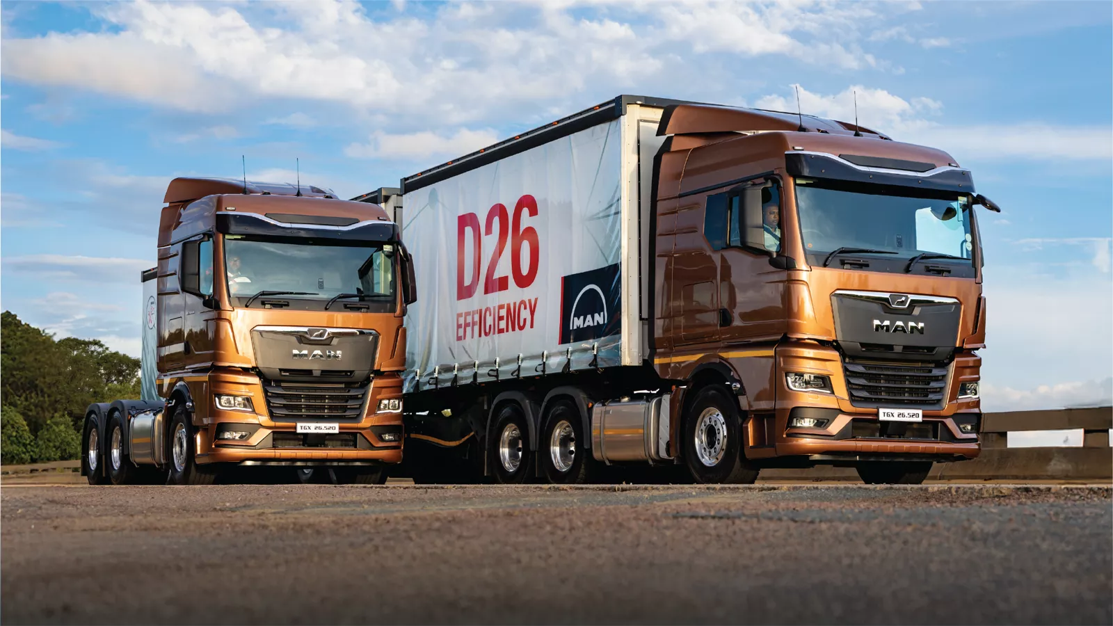 D26 Efficiency - Two Trucks next to each other