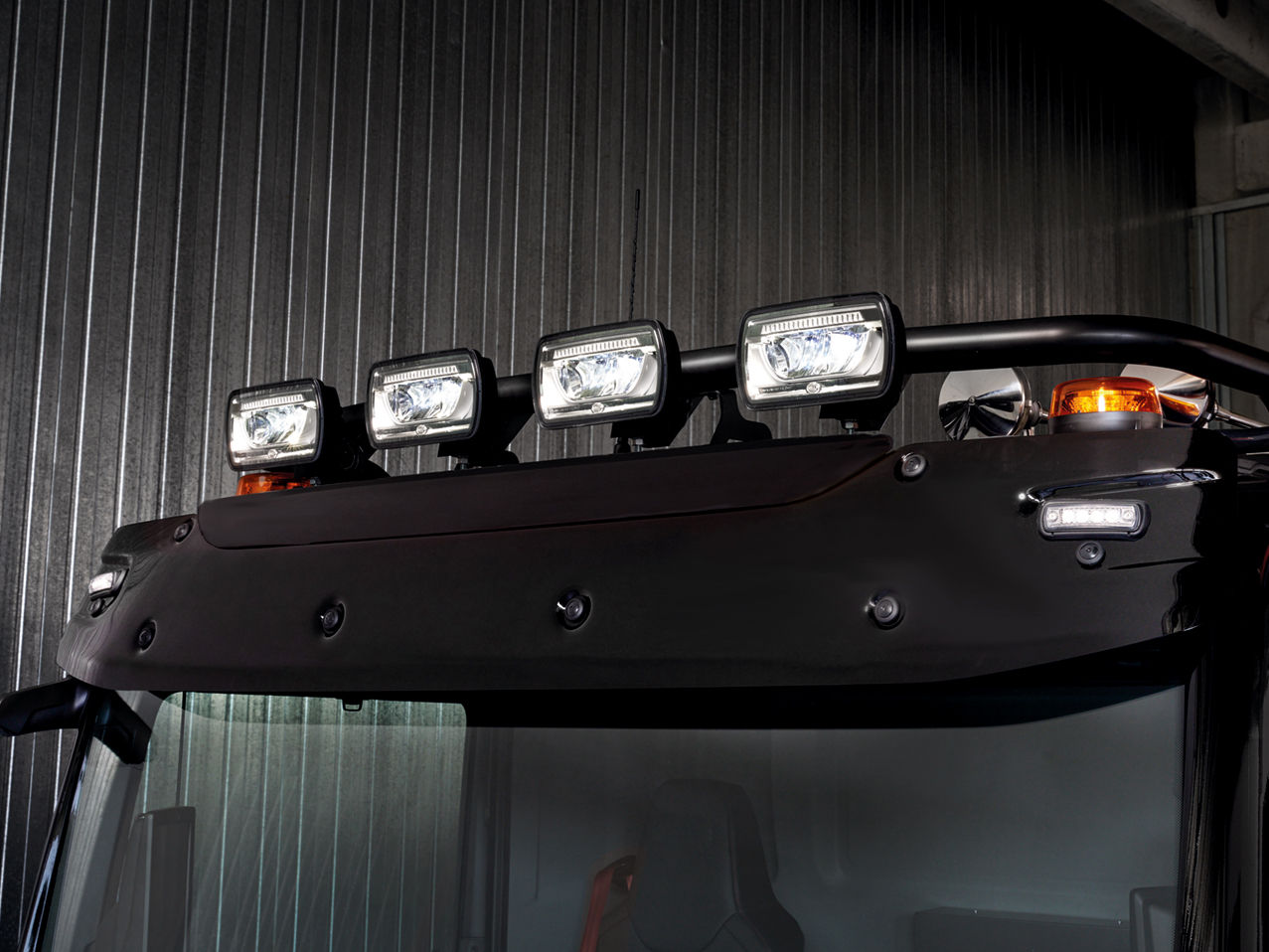 Black design sunblind