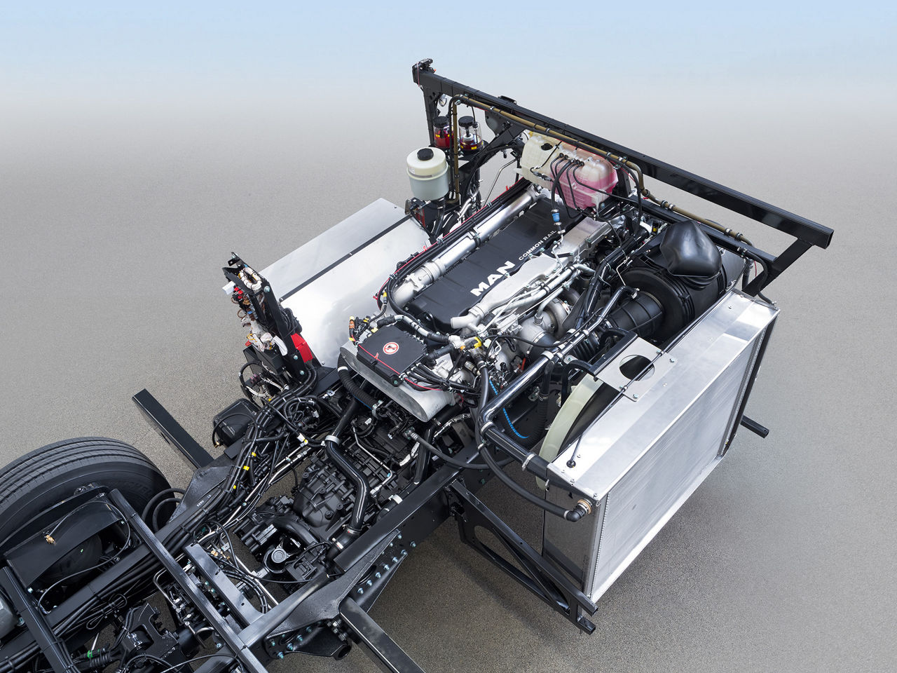 Gearbox technology of the MAN bus chassis