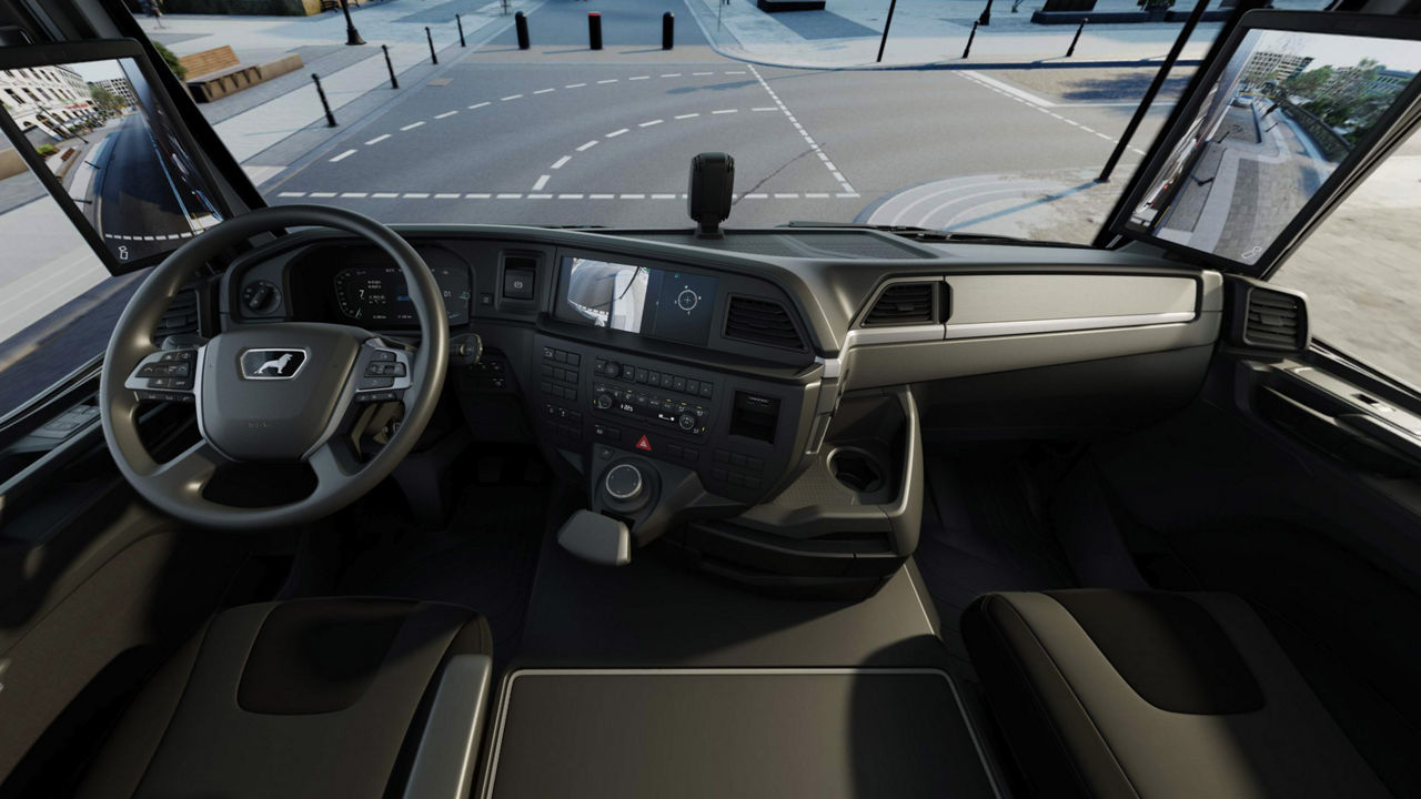 Our comfortable MAN TM cab is ideal for payload-intensive special applications in national long-haul transport thanks to its weight-saving, compact design and convenient overnight accommodation.