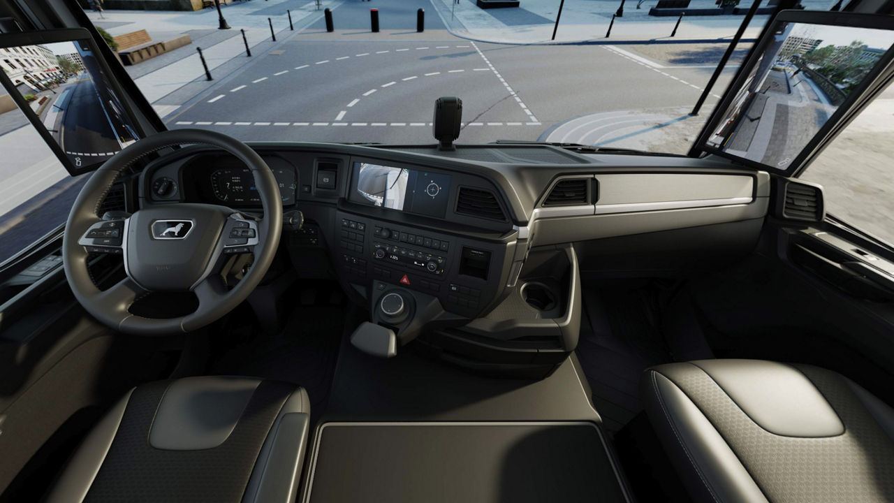 The weight-saving, compact design of our MAN TN cab ensures payload advantages. The comfortable bed with slatted frame offers highly relaxing comfort.