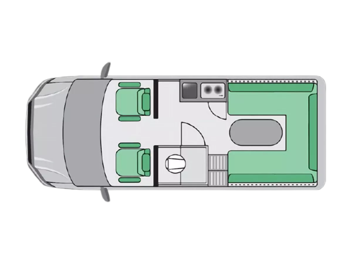 Schematische Aufsicht Freedo M 599