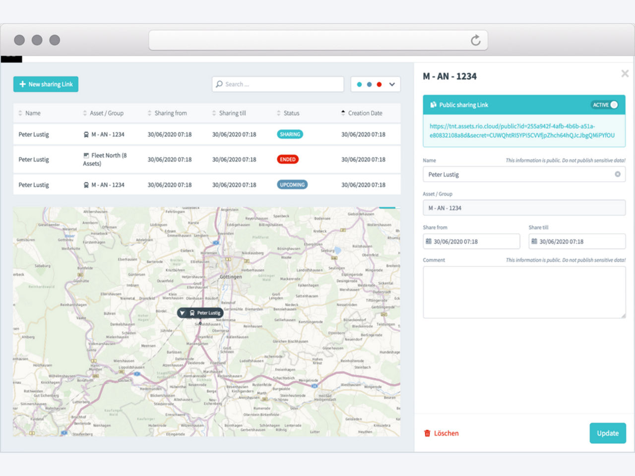 Screenshot Position Sharing