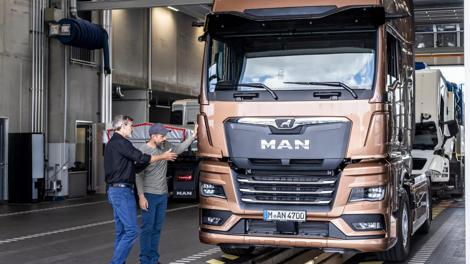 MAN Truck in Garage