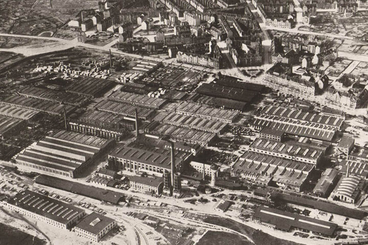 The MAN plant in Nuremberg in the 1920s. 