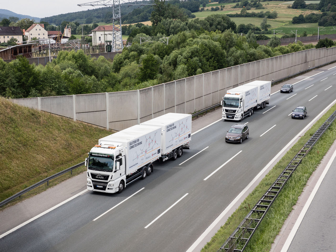 Platooning-Lkw von MAN