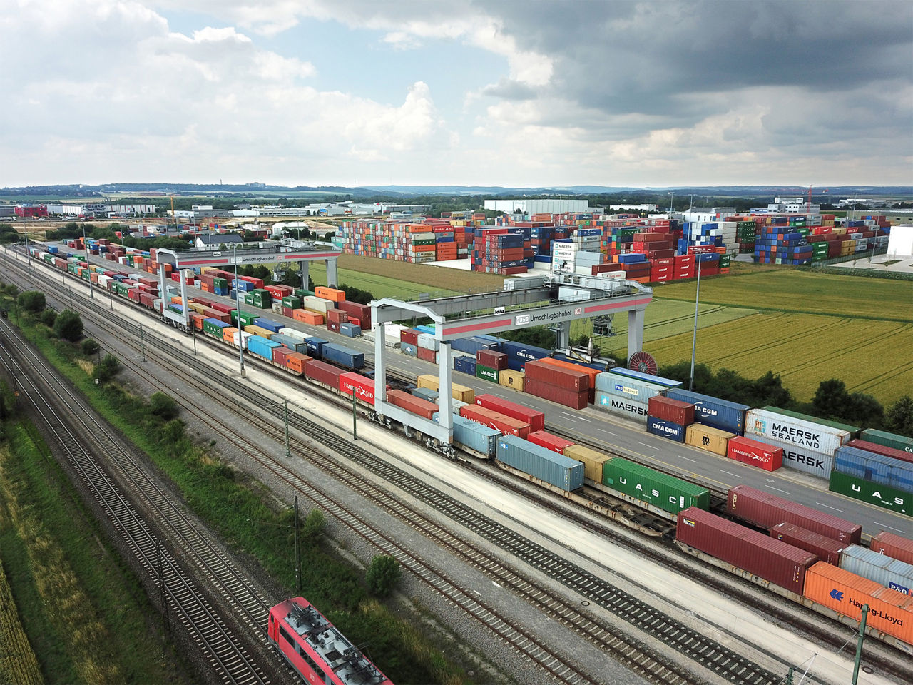 Ein Containerterminal