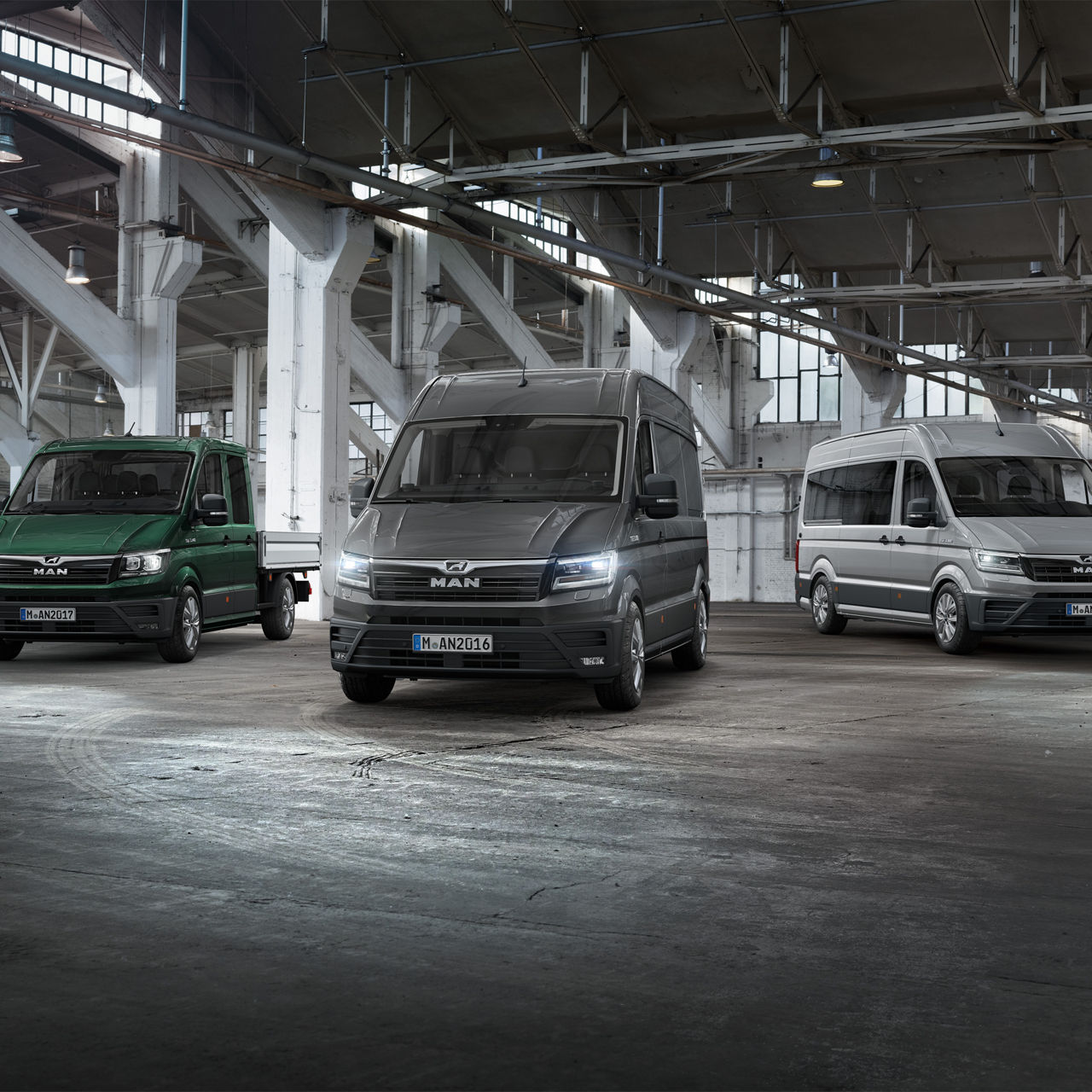 Die Range der MAN Transporter