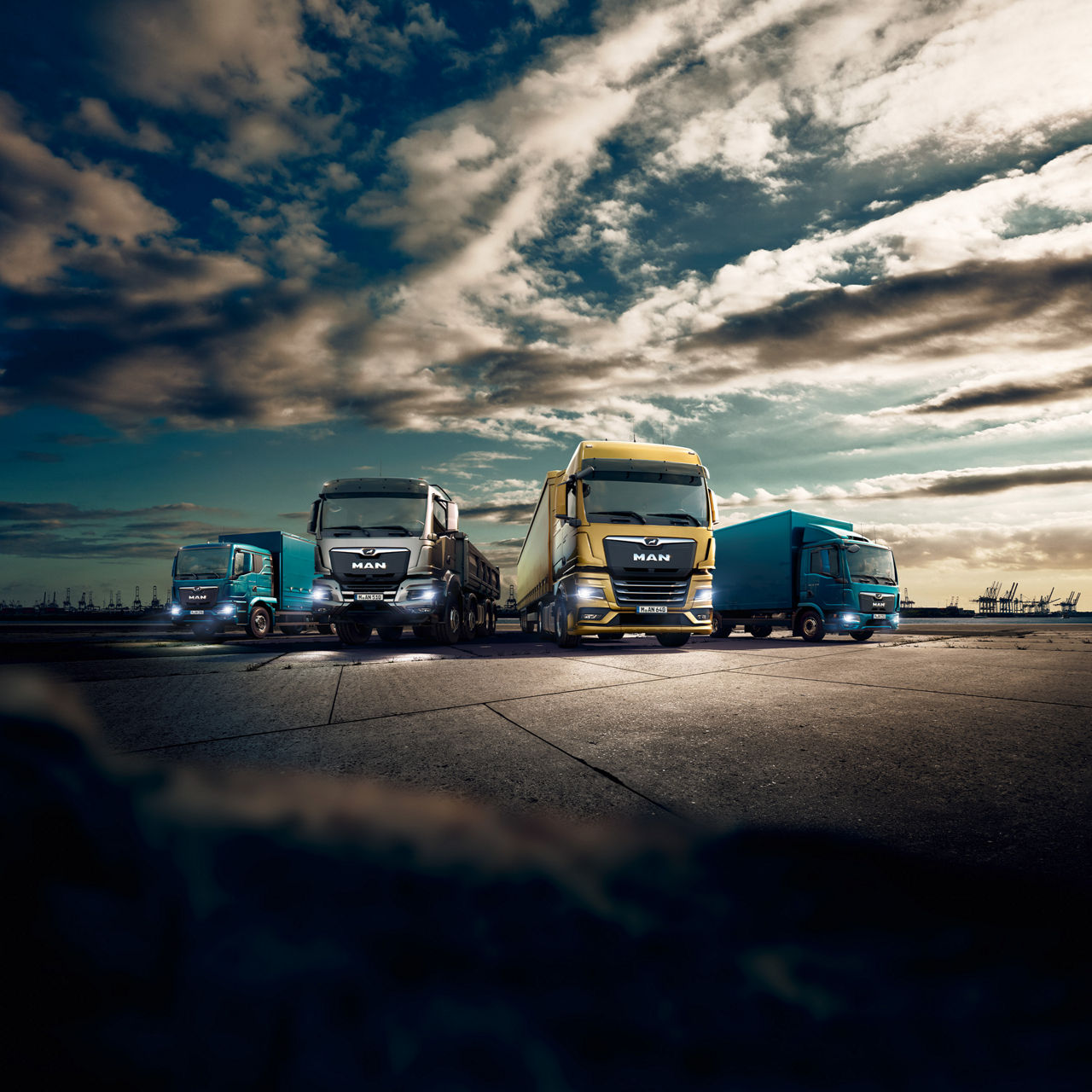 Die Range der MAN Trucks