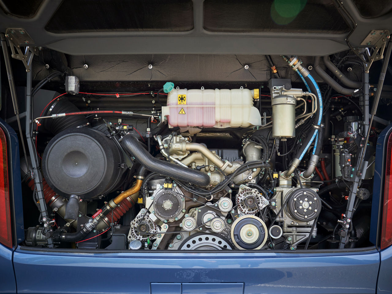 The MAN TipMatic gearbox always finds the perfect gear