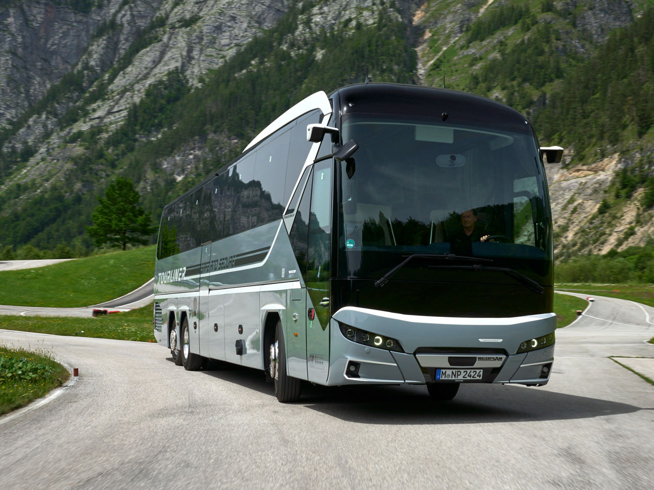 NEOPLAN Tourliner on the motorway