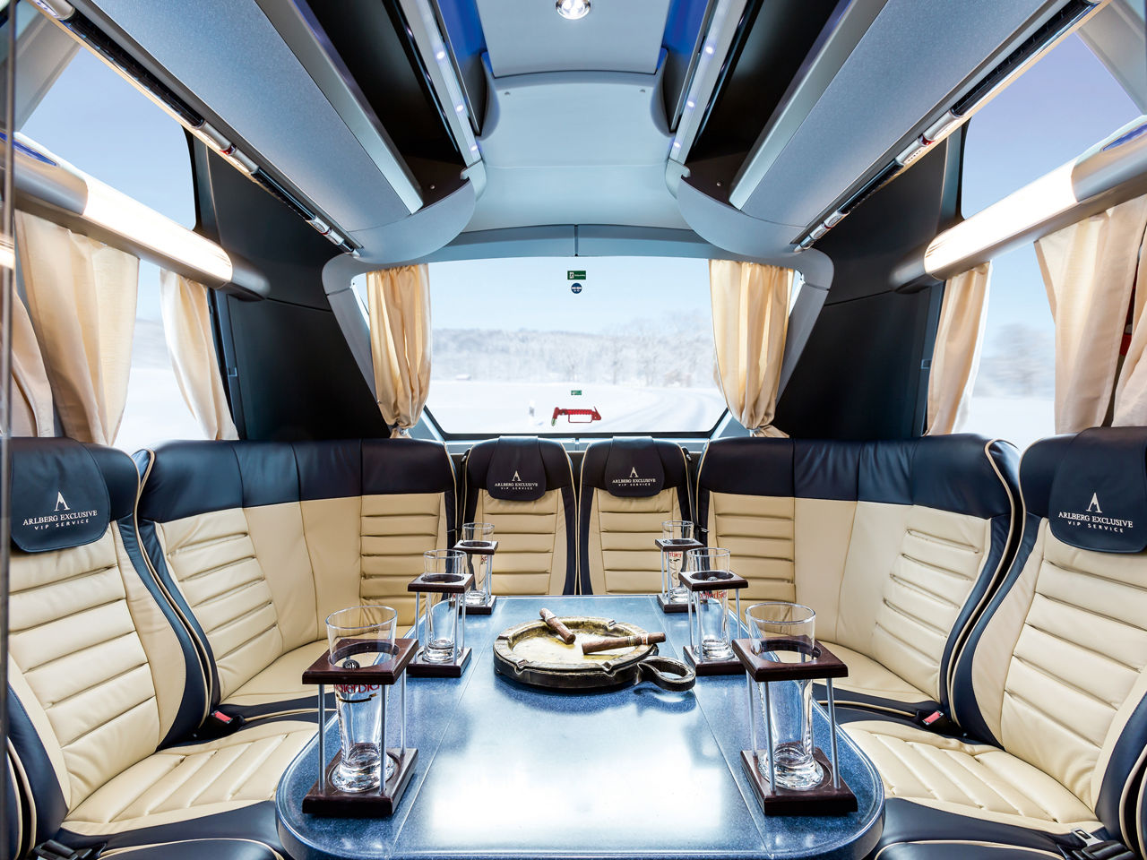 The bar area offers enough space for refreshments and meetings