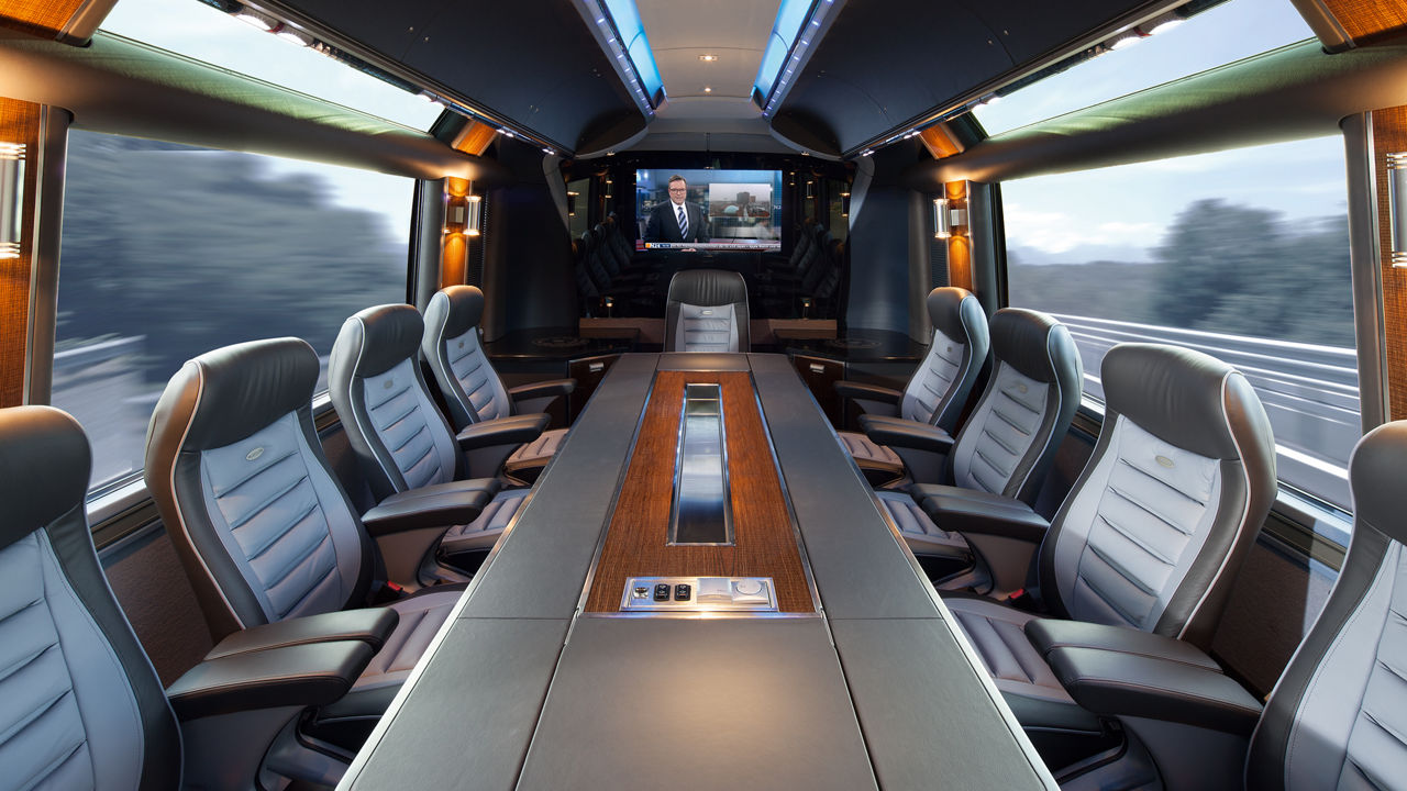 Clever multimedia solutions provide perfect entertainment on the track